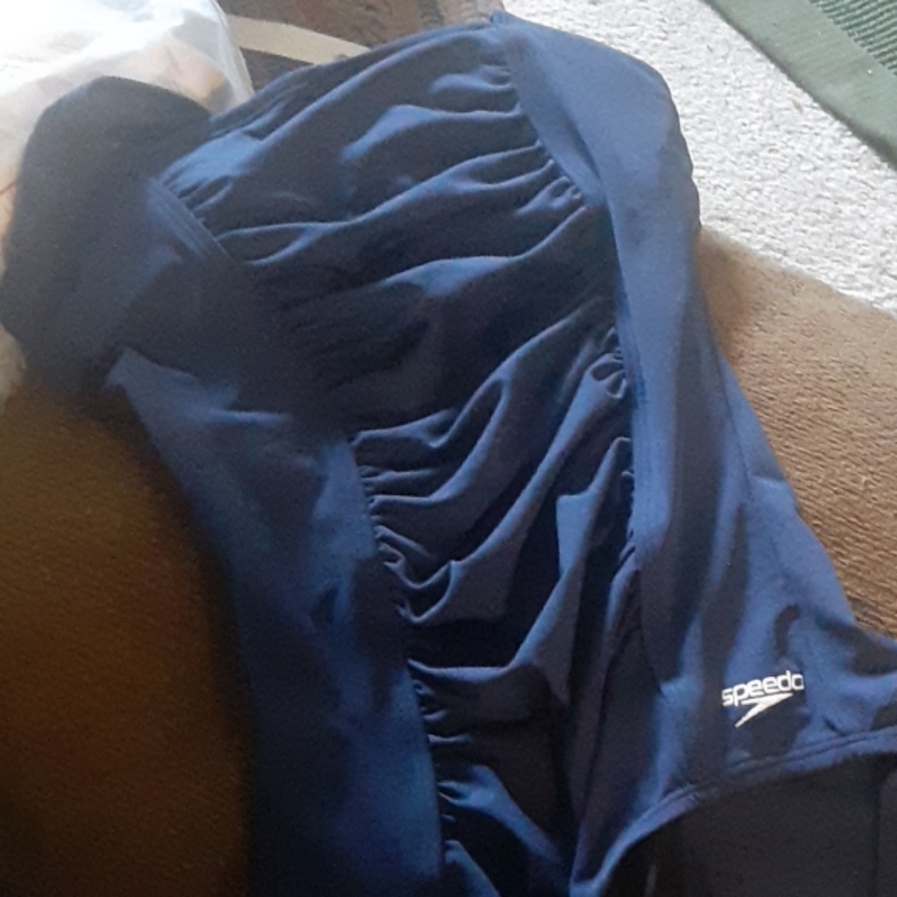 Speedo blue bathing suit